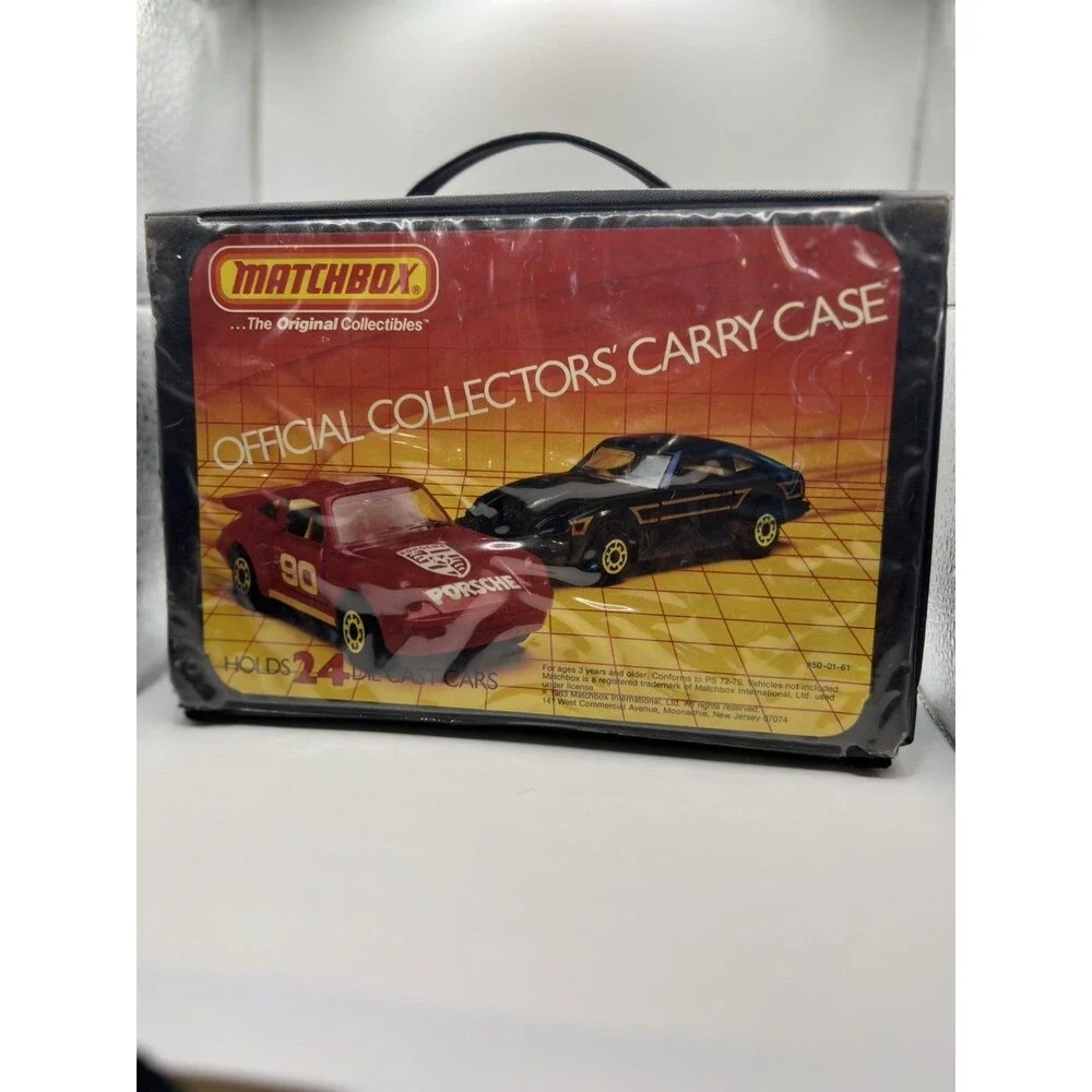 Matchbox Official Collectors Carry Case Holds 24 Die Cast Cars 1983 Vintage